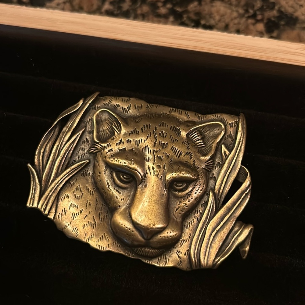 Vintage JJ Janette Jaguar Brooch 1986